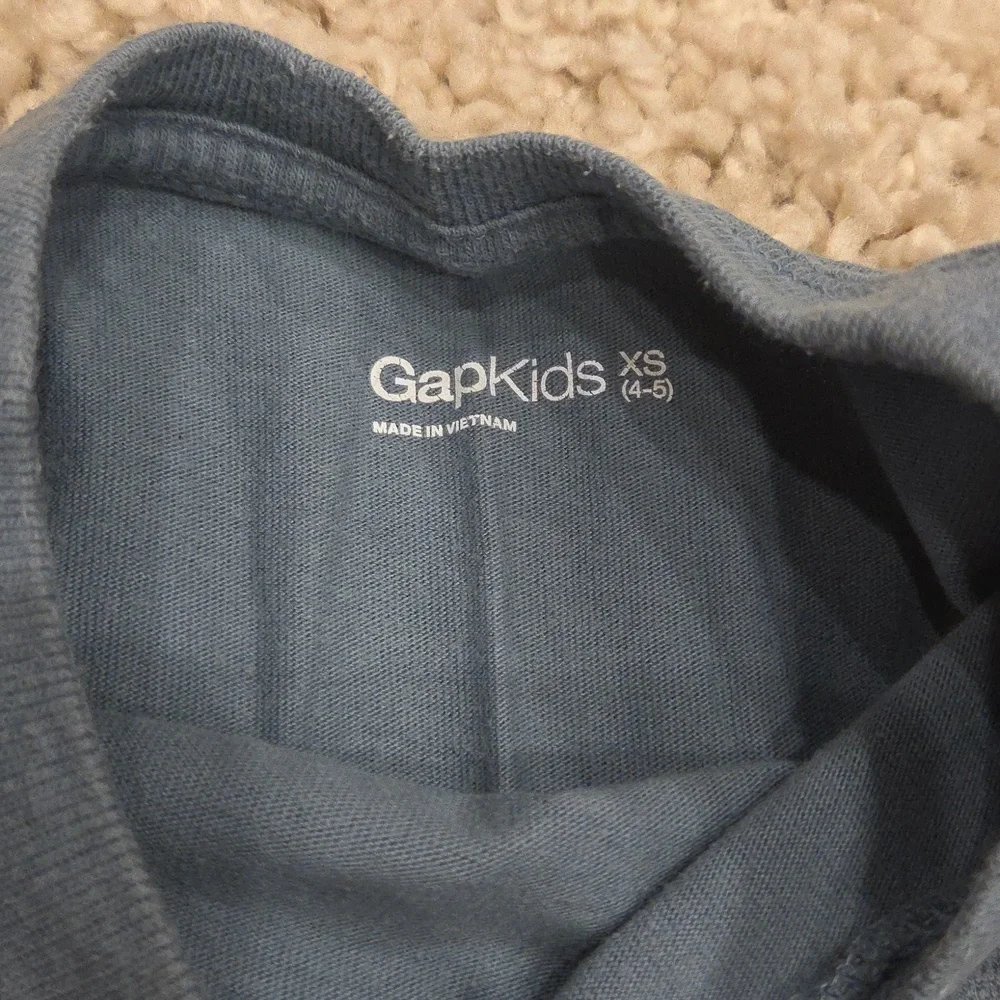 GAP Kids Blue Long Sleeve Tee Size CS 4-5
